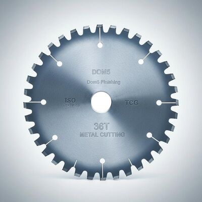 quality  ISO Certified Metal Circular Saw Blades with TCG Teeth Type and Dom5 Finishing for Precise 36 Teeth Metal Cutting factory