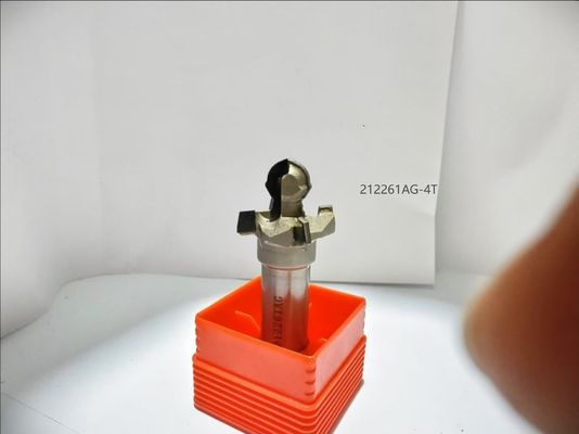 2-6 Flöten-Diamantfräsmaschine mit einem 45-Grad-Helixwinkel