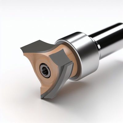 Solid Carbide Material High Speed Straight Edge Router Bit With Bearing