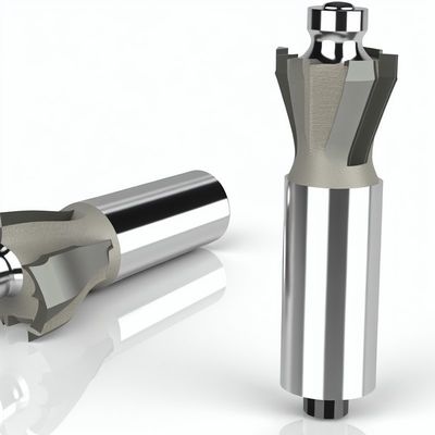 Straight Smooth Edge Bearing Router Bits Industrieklasse mit Hochgeschwindigkeitskarbid