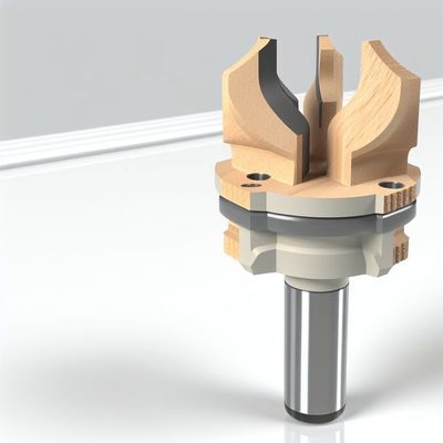 Zwei Flötenformen Router-Bits Anpassung für CNC-Maschinen