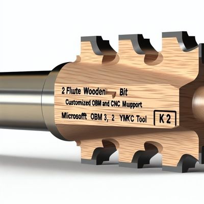 2 Flötenholz-Formbit für kundenspezifische OBM-Unterstützung und CNC-Maschinen