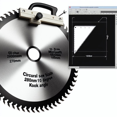 TCT Circular Saw Blade 280mm-1825mm 10 Degree Hook Angle
