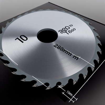 280mm to 1825mm TCT Circular Saw Blade 10 Degree Hook Angle