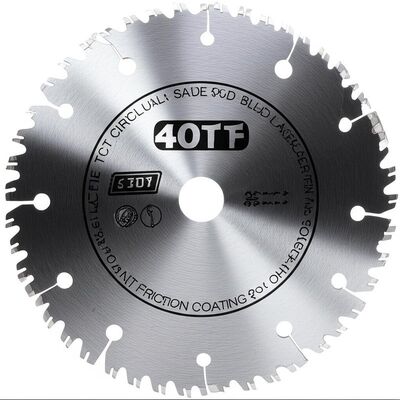 40 Teeth TCT Circular Saw Blade with Laser Cut Tooth Pitch and Anti Friction Coating for Professional Cutting