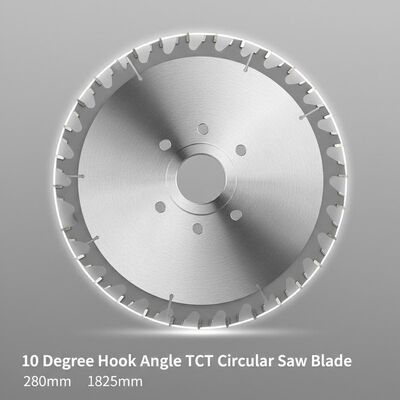 10 Degree Hook Angle TCT Circular Saw Blade 280mm-1825mm