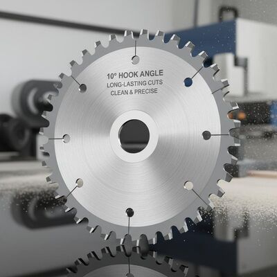 10 Degree Hook Angle TCT Circular Saw Blade for Long-lasting Cutting Results with Clean and Precise Cutting Effect