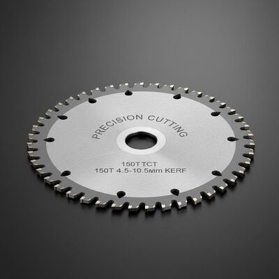 Laser Cut Tooth Pitch TCT Circular Saw Blade with 4.5mm to 10.5mm Kerf and 150 Teeth for Precision Cutting