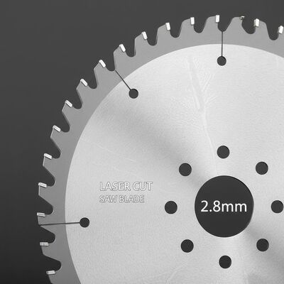 Laser Cut Tooth Pitch TCT Circular Saw Blade with 2.8mm Plate Thickness and Anti-rust Or Anti-friction Coating