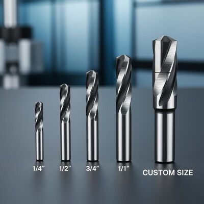 PCD Router Bits with 1/4 inch to 1 inch diameter, no coating, and custom flute numbers for CNC routers