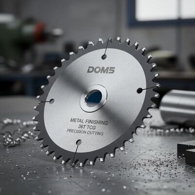 Dom5 Finishing TCG Teeth Type 36 Teeth Metal Circular Saw Blades for Precision Cutting Various Metals