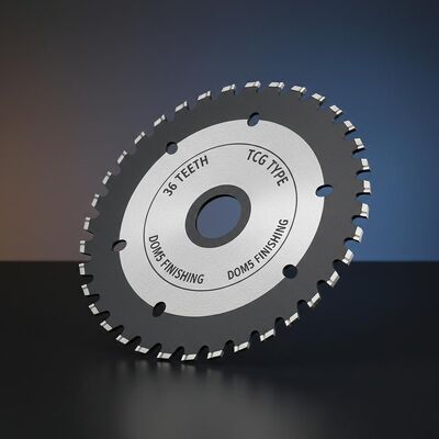 36 Teeth Metal Circular Saw Blades with TCG Teeth Type and DOM5 Finishing for Superior Metal Cutting