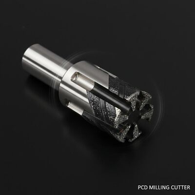 3 Inches Overall Length PCD Milling Cutter with High Cutting Speed and Cost Effective Performance for Non-Ferrous Metals