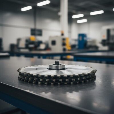 Silver Acrylic Saw Blades with 0.125 Inches Kerf and High Blade Tension for Precise Cutting in Manufacturing