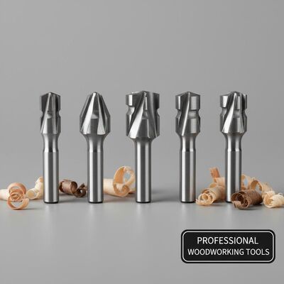 CNC Machine Compatible Moulding Router Bits with 1/4 Inch Shank and 2 Flutes for Precision Woodworking