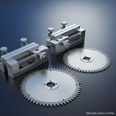 0.125 Inches Kerf Acrylic Saw Blades with High Blade Tension and Carbide Material for Precision Cutting