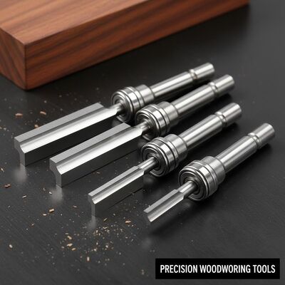 Industrial Grade High Speed Bearing Router Bits with Straight Smooth Edge for Precision Woodworking