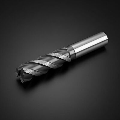 Diamond Milling Cutter with 2-6 Flute Number and 45 Degrees Helix Angle for Precision Cutting with Straight Shank