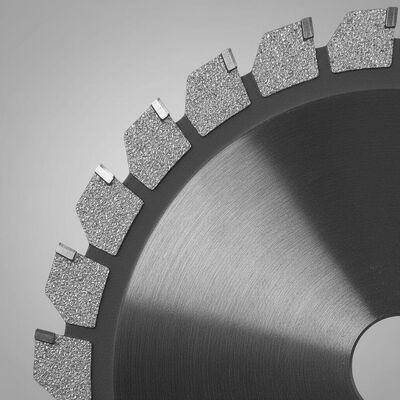 Durable Diamond Circular Saw Blades with 4.0mm Teeth Width and 75Cr1 Steel Body for Custom Finishing