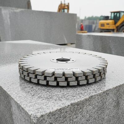 Durable Diamond Circular Saw Blades with 75Cr1 Steel Body and 4.0mm Teeth Width for Quarry Stone & Slabs